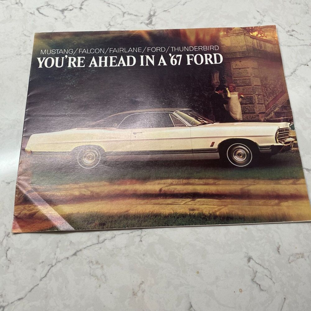 1967 Ford Mustang Falcon Fairlane Ford‎ Thunderbird Wagon Sales Brochure